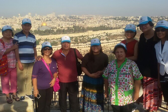 2024 Jerusalem & Bethlehem from Ashdod Port Small Groups - Mount of Olives: Jerusalem in one sweeping view
