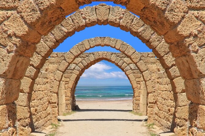 Caesarea, Acre & Rosh Hanikra Day Trip from Jerusalem - Acre: Crusader stone below modern streets
