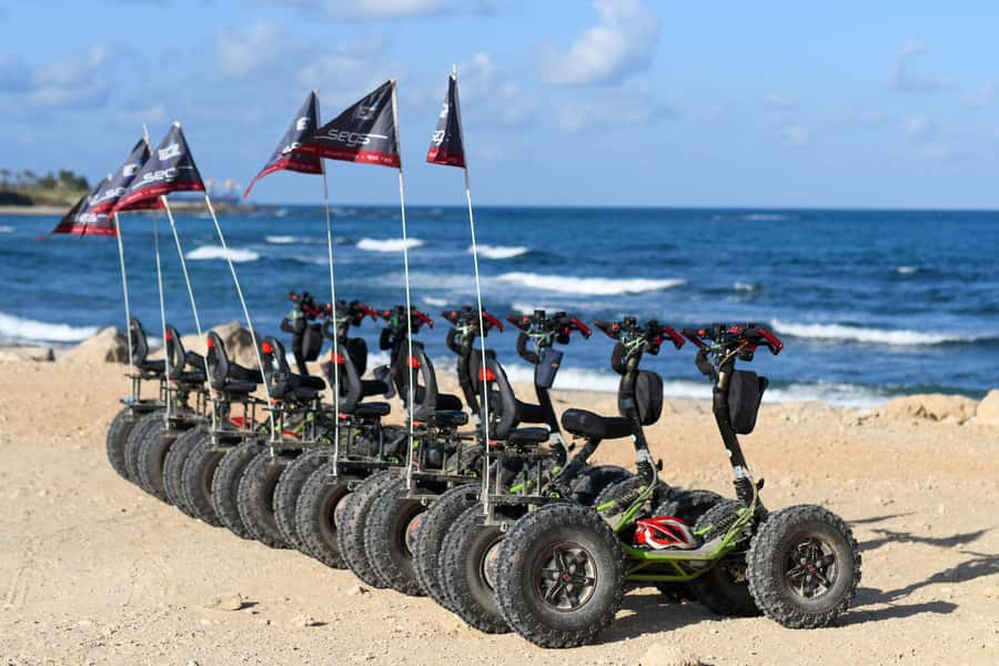 Caesarea: EZ Raider Guided Tour 2025 - Why an EZ Raider works well in Caesarea