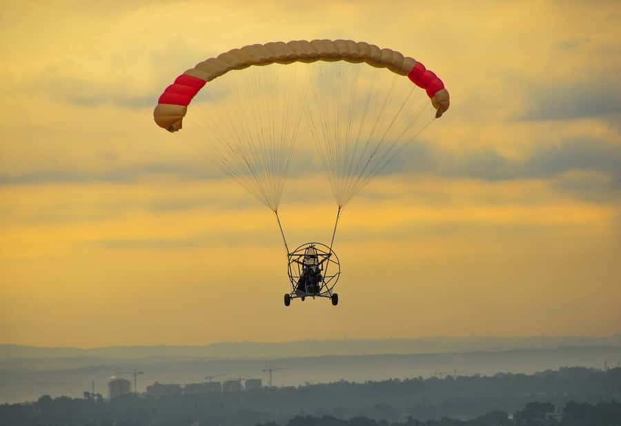 From Tel Aviv: Flying ATV - See Israel from Above - Reaching Ein Vered Airstrip from Tel Aviv