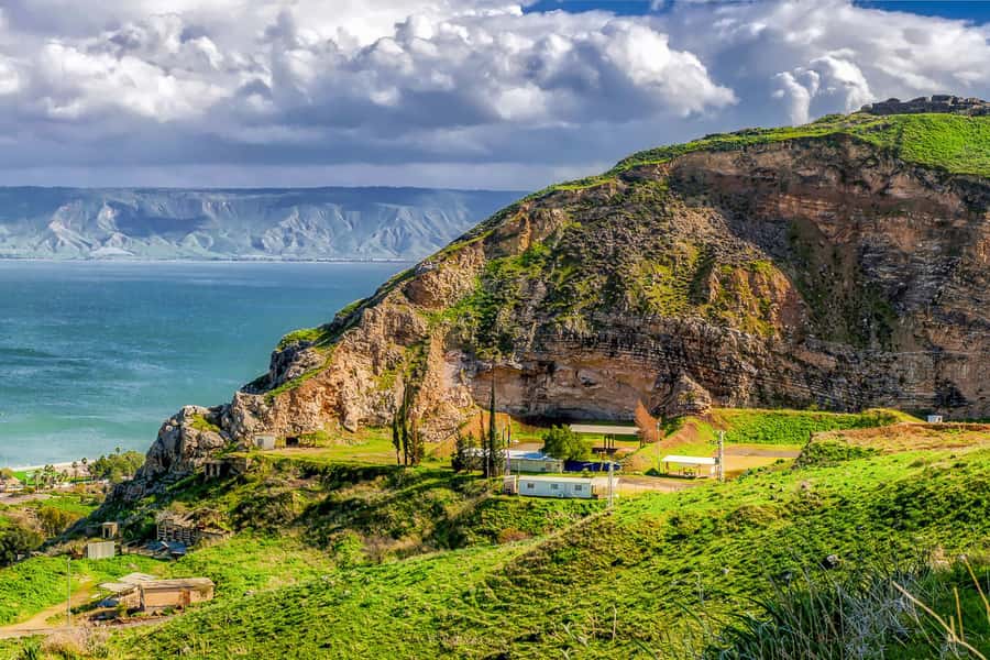 From Tel Aviv: Magdala, Mount of Beatitudes, and Cana Tour - The Mount of Beatitudes above the Sea of Galilee