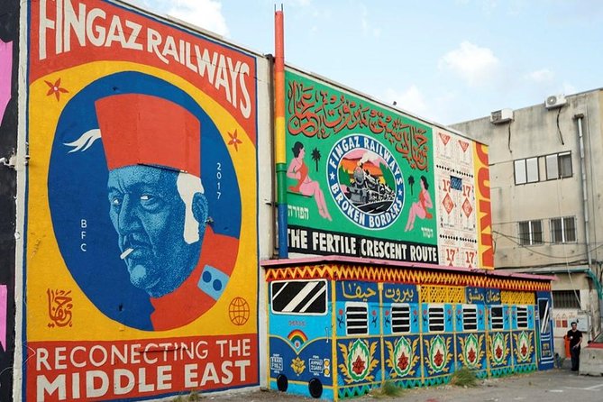 Haifa Culinary Private Tour - Street art in Haifa’s open-air museum