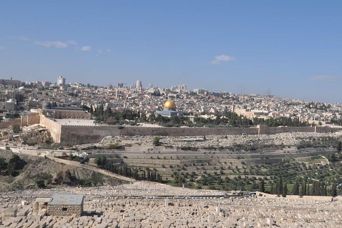 Holy Jerusalem Private Tour - The Mount of Olives gives you the city in one glance