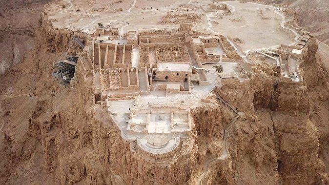 Masada and the Dead Sea Day Trip from Jerusalem - Palace remains and desert views from the summit