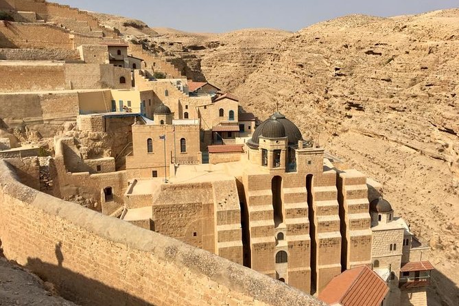 Mount of Temptation, Saint George Monestary, Saint Saba & Bethlehem One Day Tour - Ancient Jericho and Tell es-Sultan