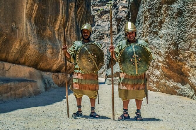 Petra 1-Day Tour from Eilat + FREE Traditional Lunch - Walking through the Siq to the Treasury