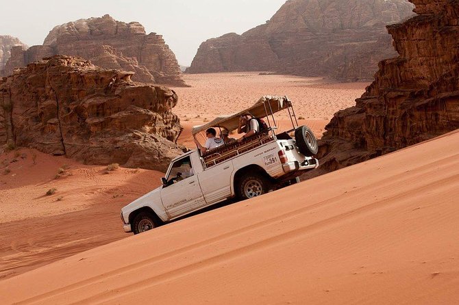 Petra & Wadi Rum 3 Days 2 Tour Nights from Eilat border - The Wadi Rum jeep route