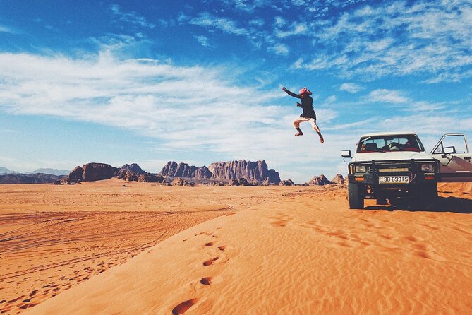 Petra, Wadi Rum & Aqaba 2-Day Tour from Eilat - Wadi Rum by Jeep, With a Sunset Finish