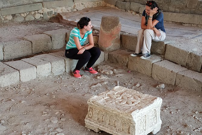 Private tour: Around the Sea of Galilee. - Tabgha adds Byzantine art if the clock cooperates