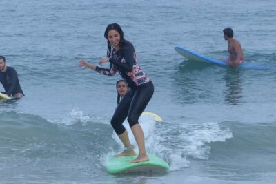 Professional Surfing lessons in the heart of Tel Aviv