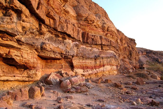 Ramon Crater Jeep Tour from Mitzpe Ramon - Crossing the crater on the pipeline road