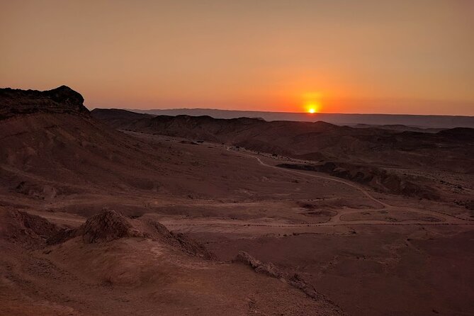 Sunset time Ramon Crater Jeep tour, bonfire and stargazing - Price, group size, and overall value