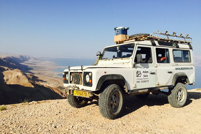 Two hour guided jeep tour in to and around the Ramon crater - Down into the dry Ramon River bed
